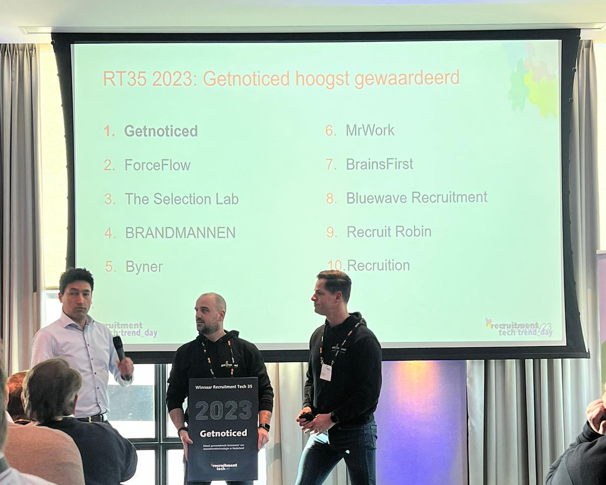 Getnoticed Nummer Een Leverancier Van Recruitment Tech In Nederland Getnoticed Nummer Een Leverancier Van Recruitment Tech In Nederland
